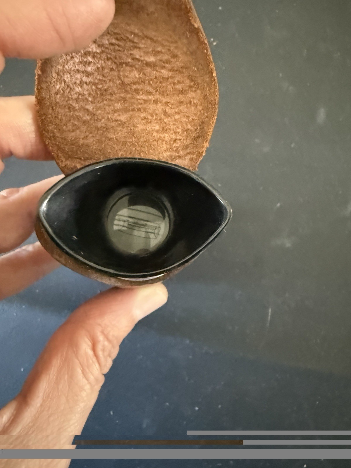 Vintage Instoscope Camera Exposure Calculator Viewer w/ Leather Case USA
