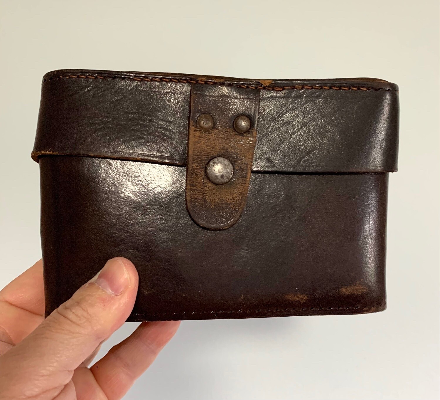 Vintage Exakta II Brown Leather Zeiss Ikon German Camera Case
