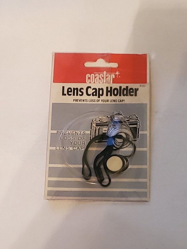 Vintage Coaster Camera Lens Holder In Package