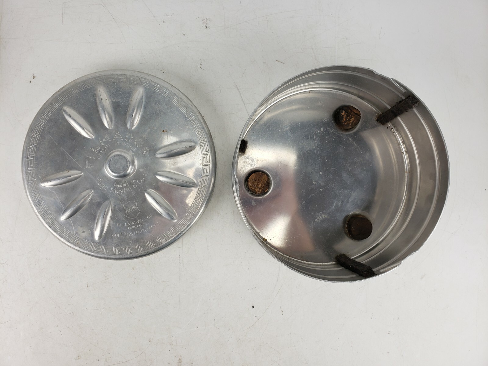Vintage Bell & Howell Hugo Meyer Filmador Movie Film Reel Case AS IS