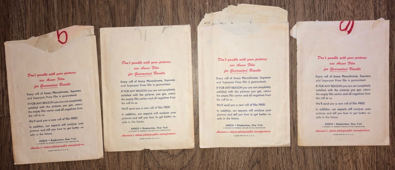 Vintage Ansco Film Envelope (4)
