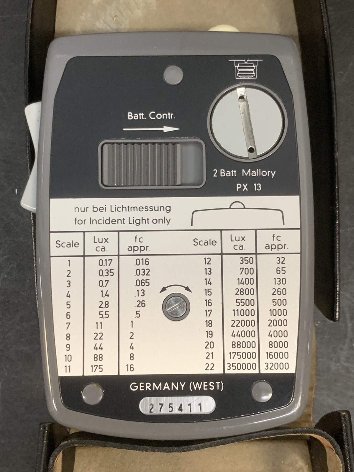 Gossen Lunasix 3 System Exposure Meter Photographic Light Meter – Leather Case