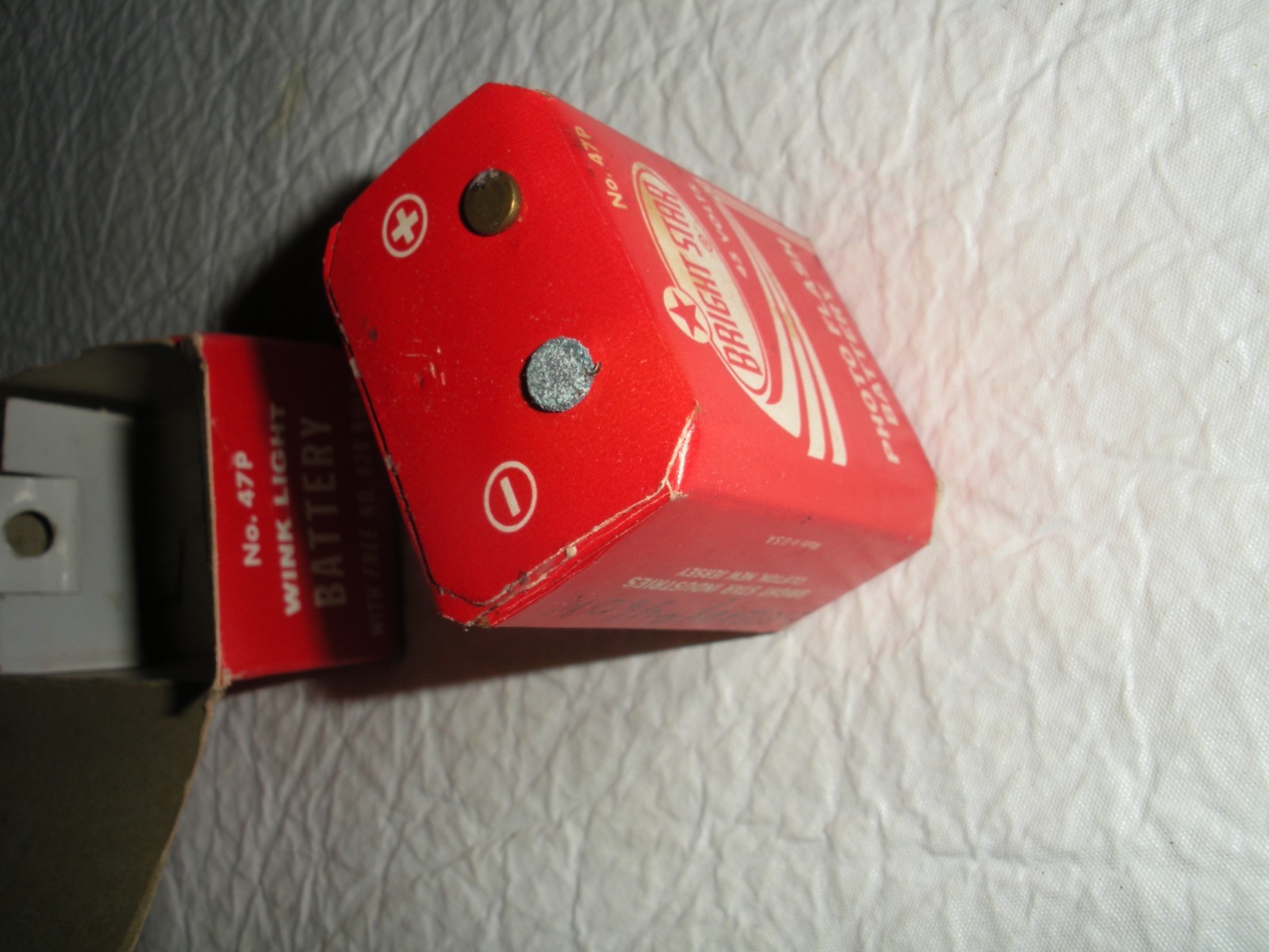 Vintage Bright Star no.47p Flash Battery and Original Box