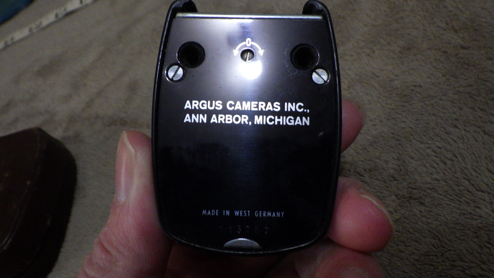 Argus L3 Camera Light Meter West Germany Leather Case