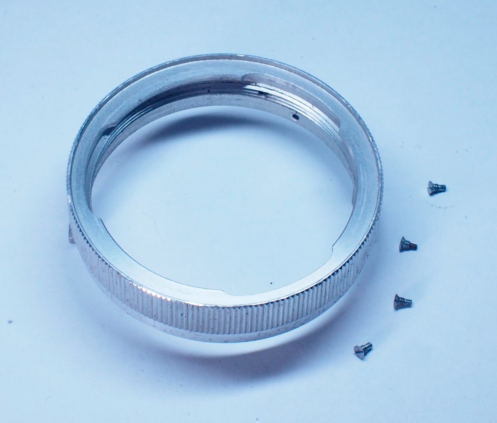 Praktina FX Lens Mount Socket w Screws Vintage SLR Film Camera Parts