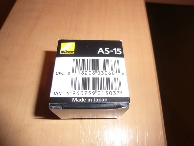 [Unused in box] NIKON AS-15 FLASH ADAPTER from Japan