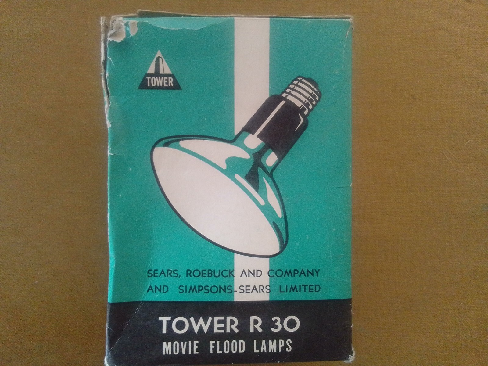 New Vintage Movie Flood Lamp Tower R 30