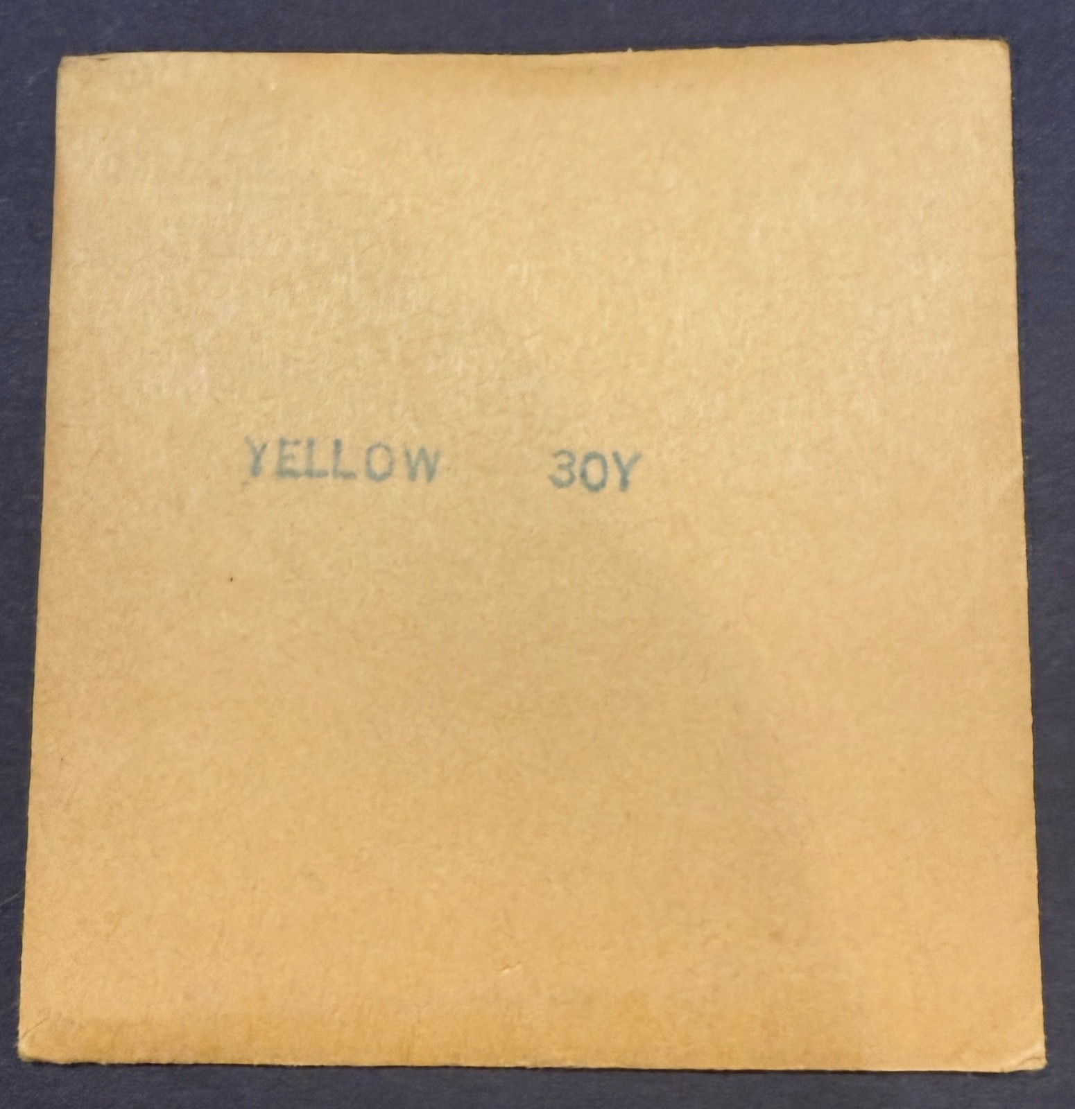 Vintage Camera Filter 3 inch 75mm x 75mm Square YELLOW 30Y NEW Sealed NOS