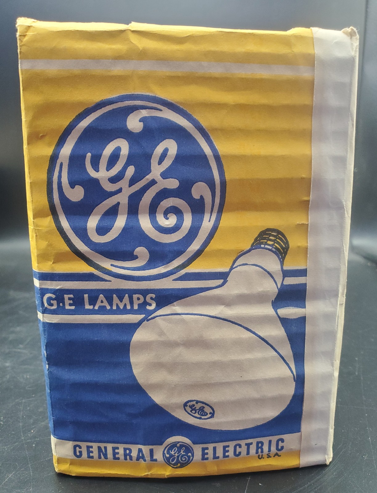2 GE Vintage 375W Superflood Movie Photo Lamps Light Bulbs PH375/34R4 Working