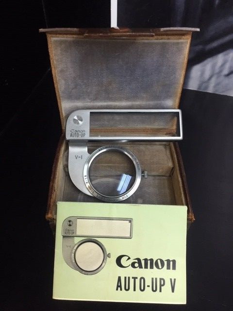 CANON AUTO-UP V CANON RANGEFINDER LENS 50MM F/1.8 LTM CLOSE FOCUS ATTACHMENT