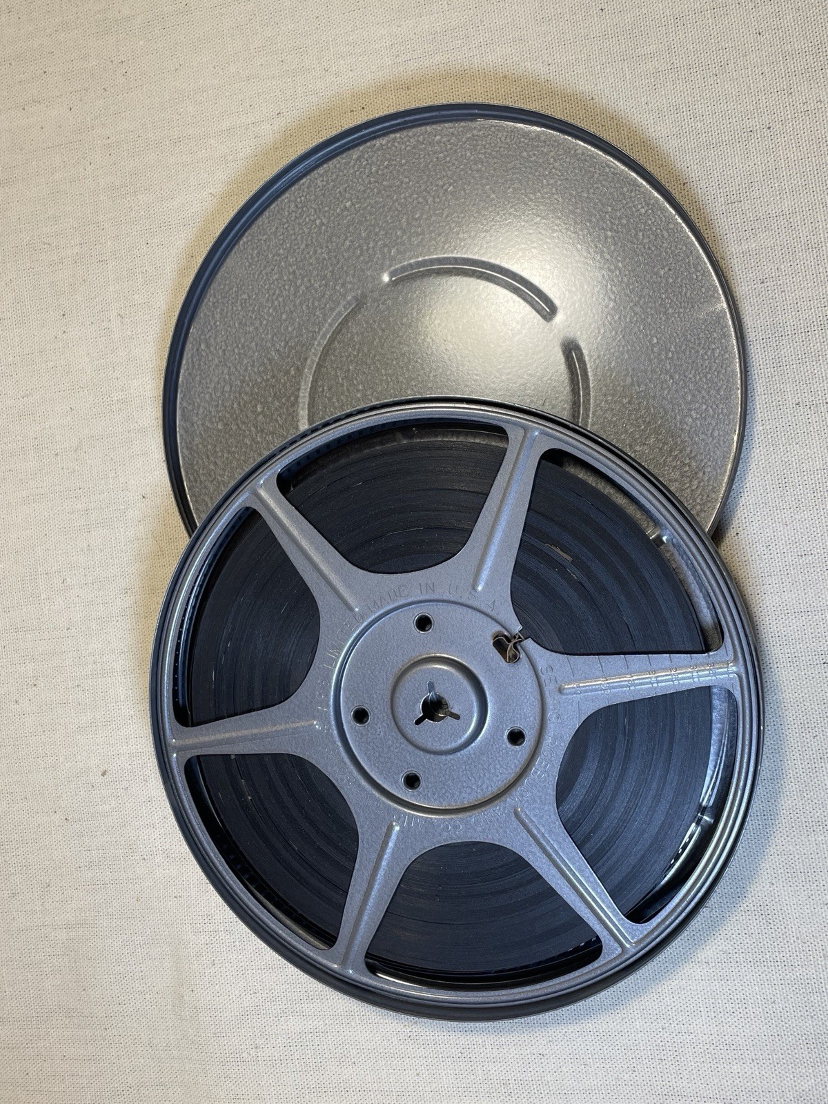 Vintage Metal Film Reel Canister Simpson Sears Ltd Made in England#10