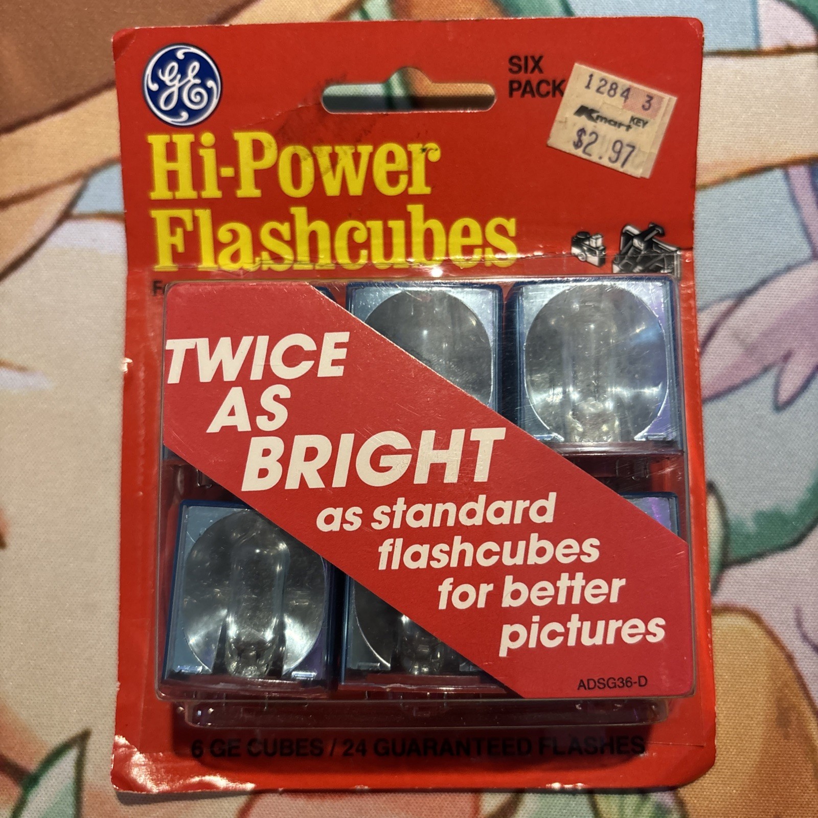 Vintage GE General Electric Flashcubes Flash Cubes 6-Pack Hi-Power NEW Sealed