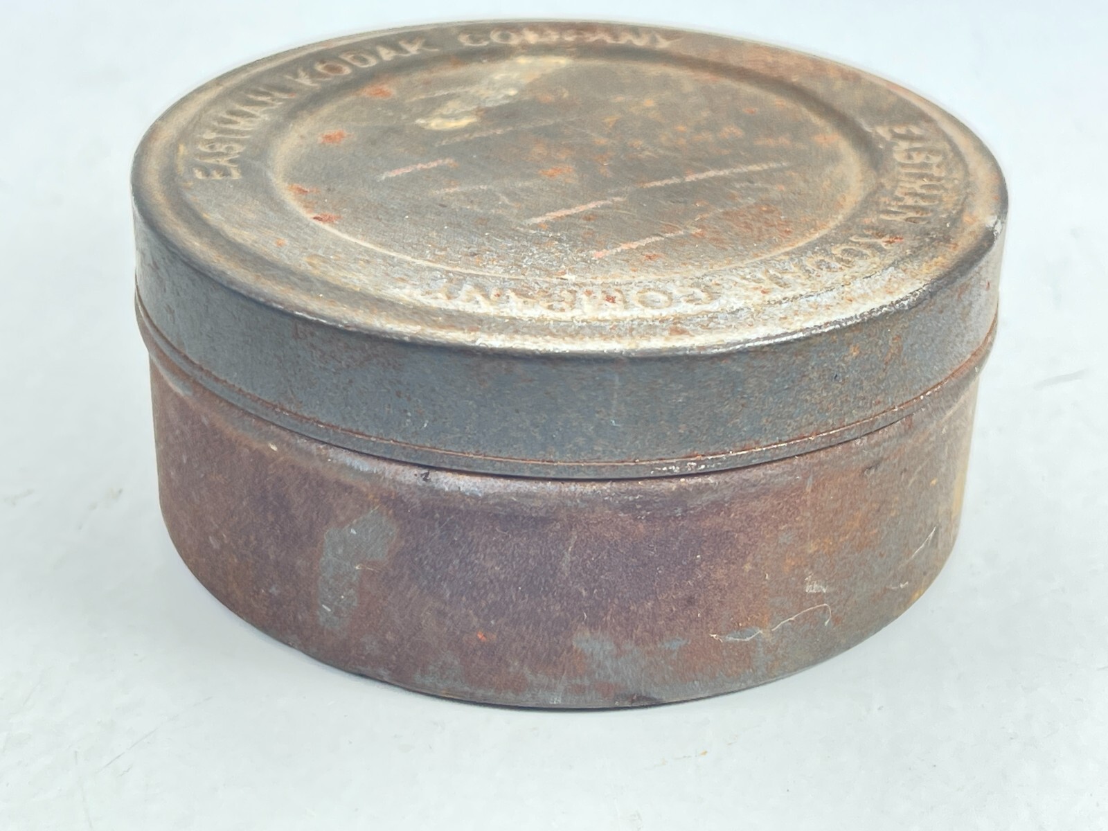 Vintage Eastman Kodak Company Thick 1.75″ T x 3-7/8″ Diam Film Can Canister L2
