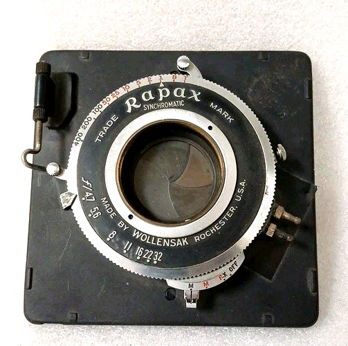 Wollensak Raptax Synchromatic Shutter – No Lens **WORKING**