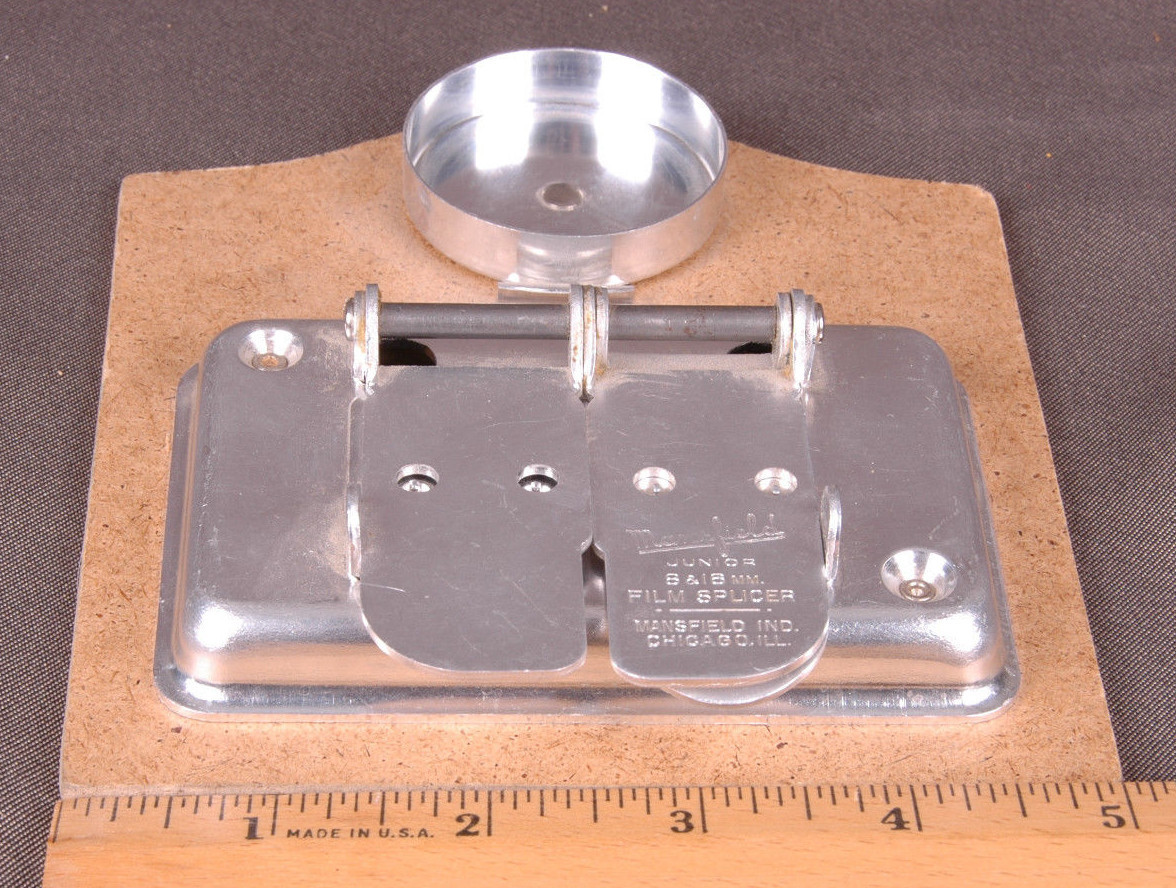 Vtg Mansfield Junior 8 & 16 mm Film Splicer-Movie Motion Picture Photography