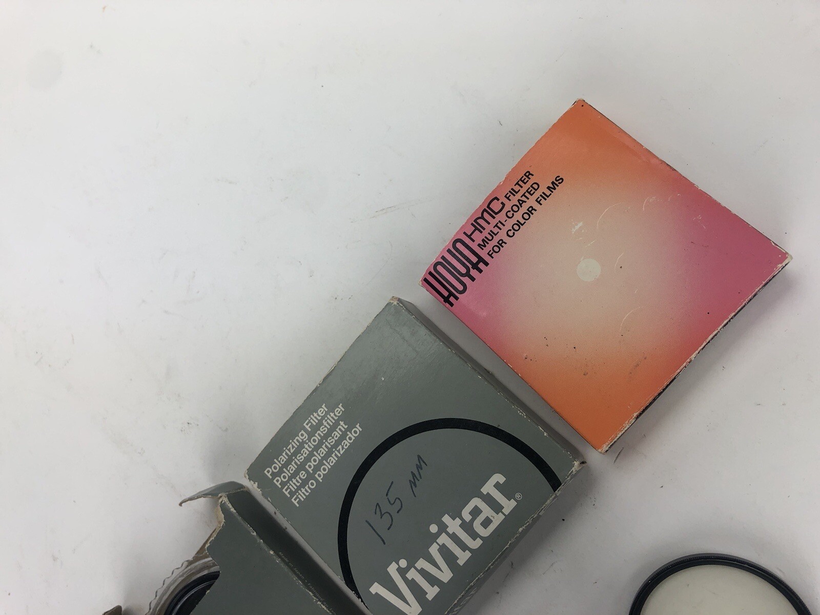 Vtg Camera Accessories Lot Filters Macro Adapter And Flash Hoya Vivitar