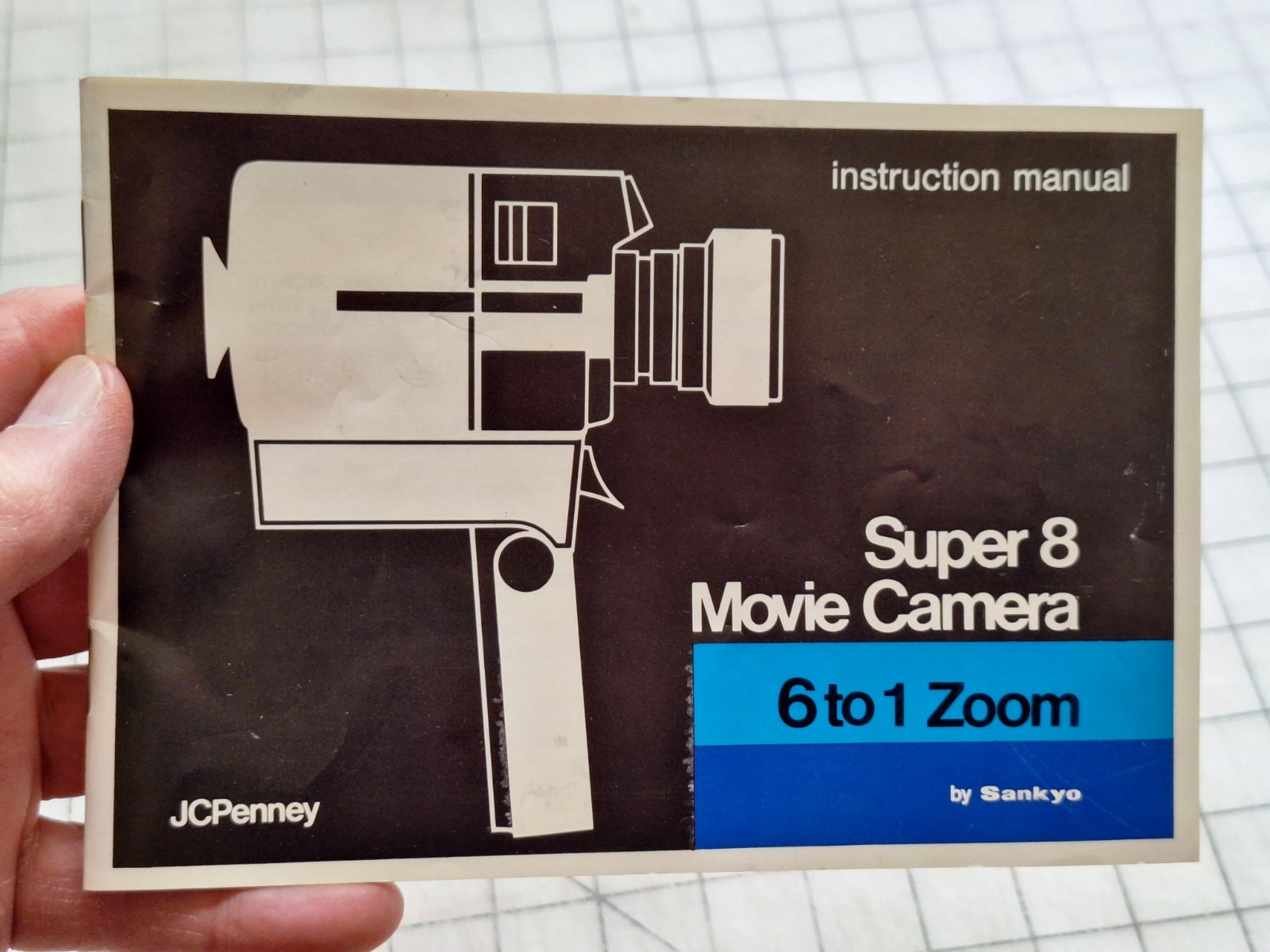 Vtg JC PENNEY SUPER 8 MOVIE CAMERA 6to1 Zoom by Sankyo Instruction Manual