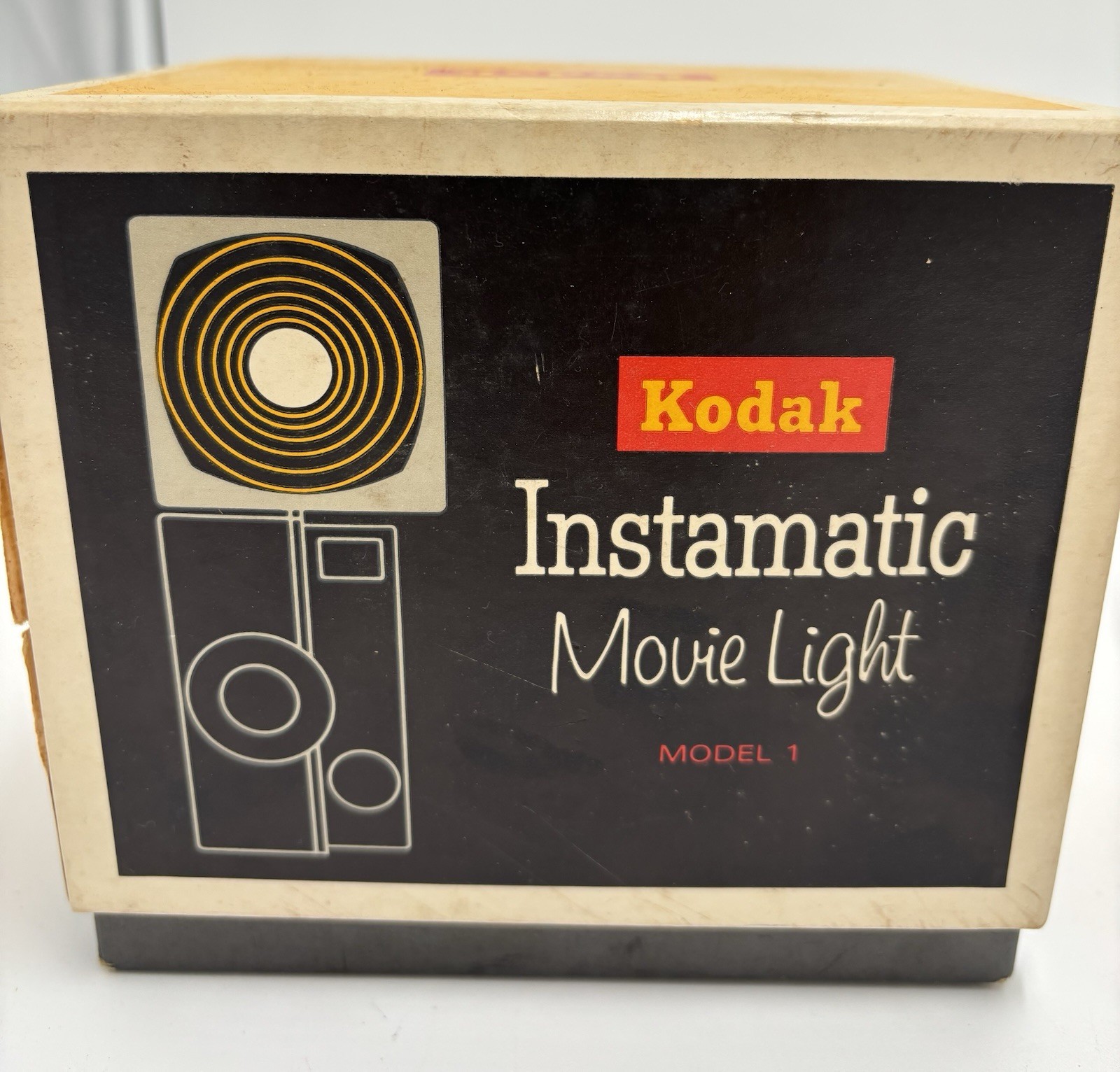 Vintage Kodak Instamatic Movie Light Model 1 # D375 Tested Working Original Box