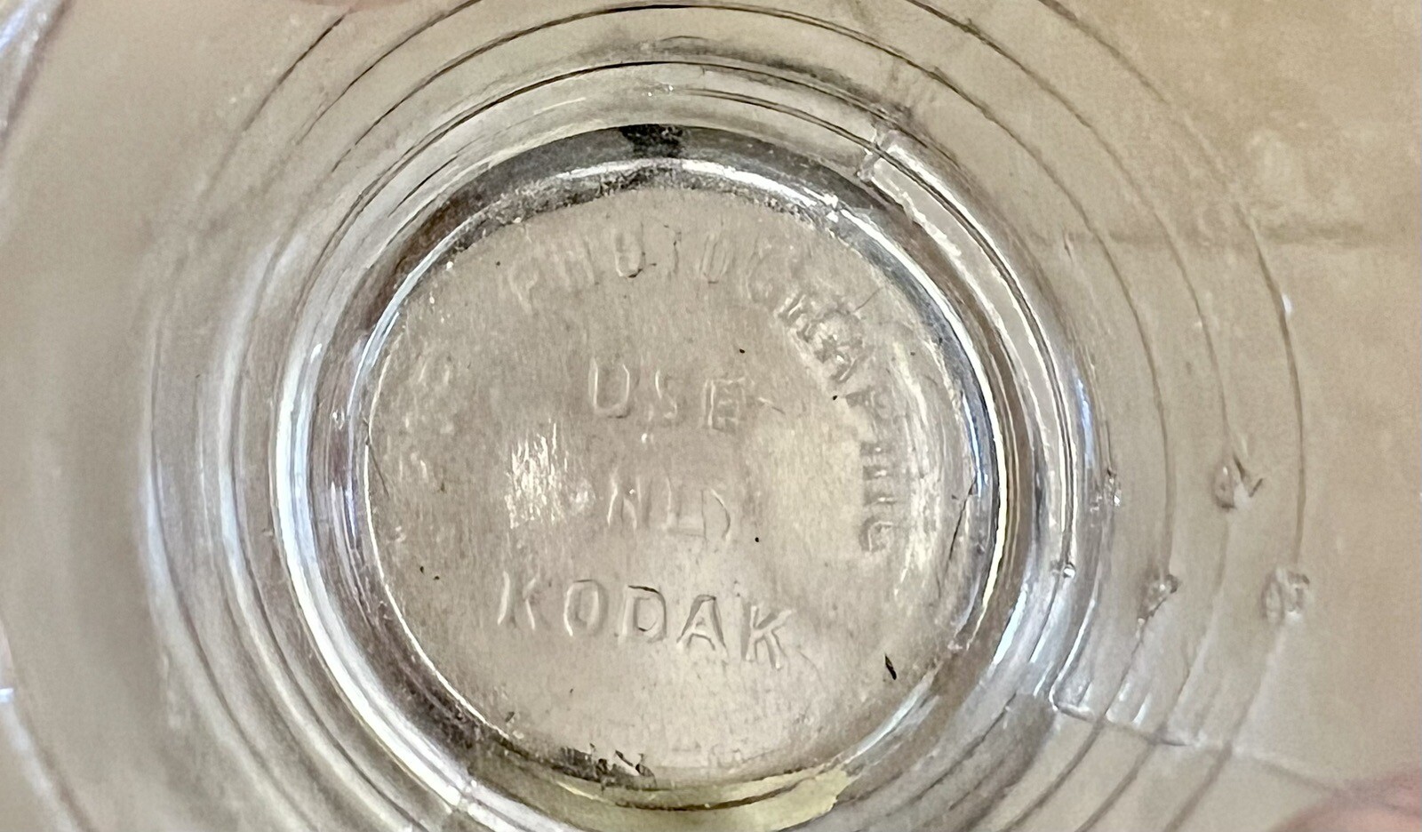 Vintage Eastman Kodak ConPhotographic 4 oz Glass Measuring Beaker Rochester NY