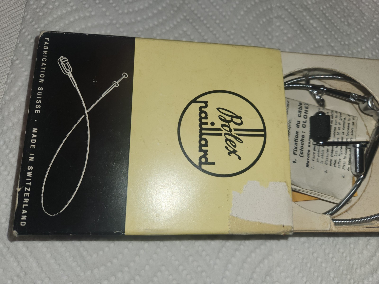 BOLEX Cable Release in Box w Adapter instructions Rewind Crank 16mm Movie Camera