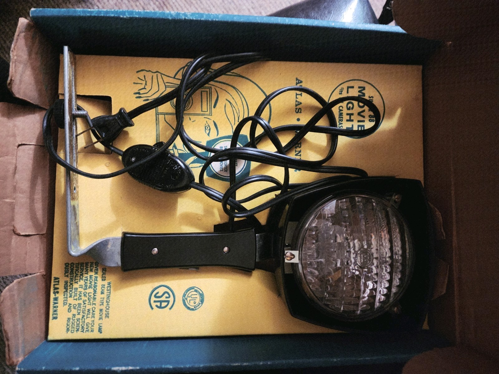 Westinghouse Sealed Beam Type Movie Lamp Super 88 Movie Light