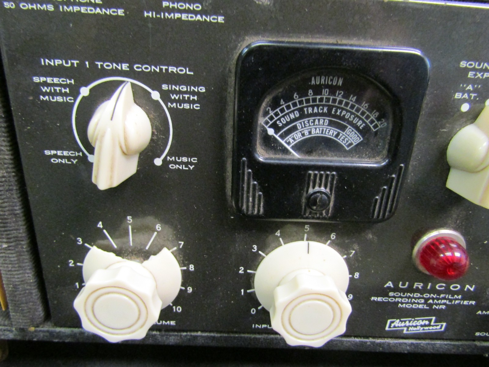 AURICON SOUND ON FILM RECORDING AMPLFIER MODEL NR24-D7-20606
