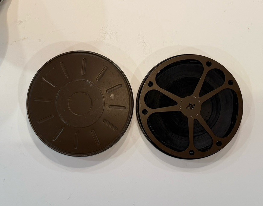 Lot 6 Vintage 16mm Film Canisters w/ Family Movies Bell & Howell Neumade