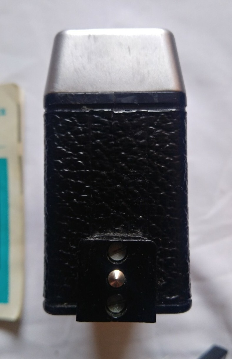 Vintage German Ultrablitz Bauer E200 Autoblitz Camera Flash w/ Cord & Manual