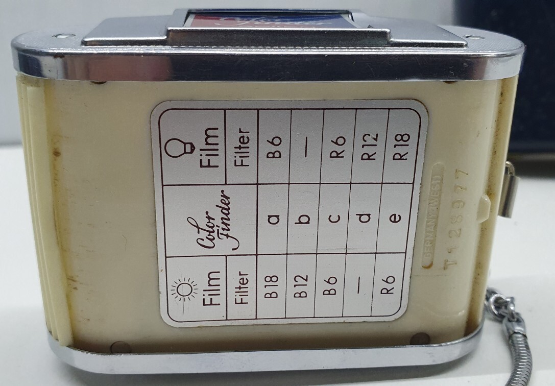Gossen Color Finder Vintage Light Meter Germany West Strap Case Works Used