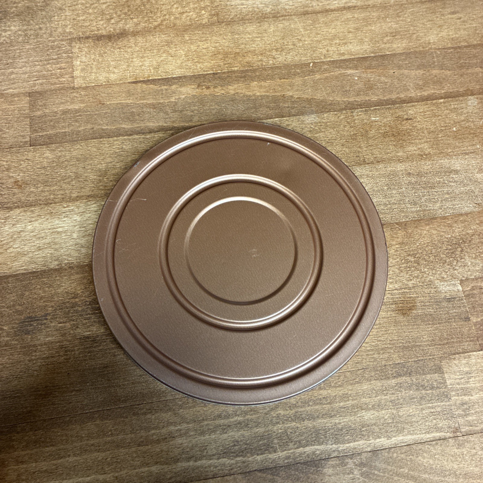 SUPER 8 Metal Movie Reel 7 Inch& Canister Copper Colored Metal Empty Movies Film