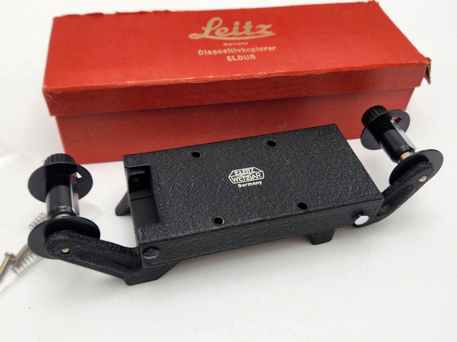 Leica Leitz Wetzlar ELDUR Diapositivkopierer 35mm Film Slide Copier in Box
