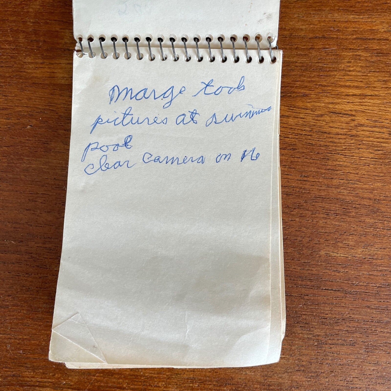1960s Stanley Home Products Note Pad With Notes About 8mm Films Vintage