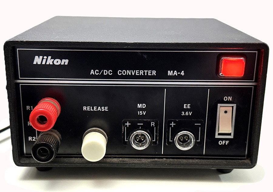 Nikon MA-4 AC/DC Converter + MD-4 Motor Drive Set for F3 / F3HP w/ MC-12A Remote