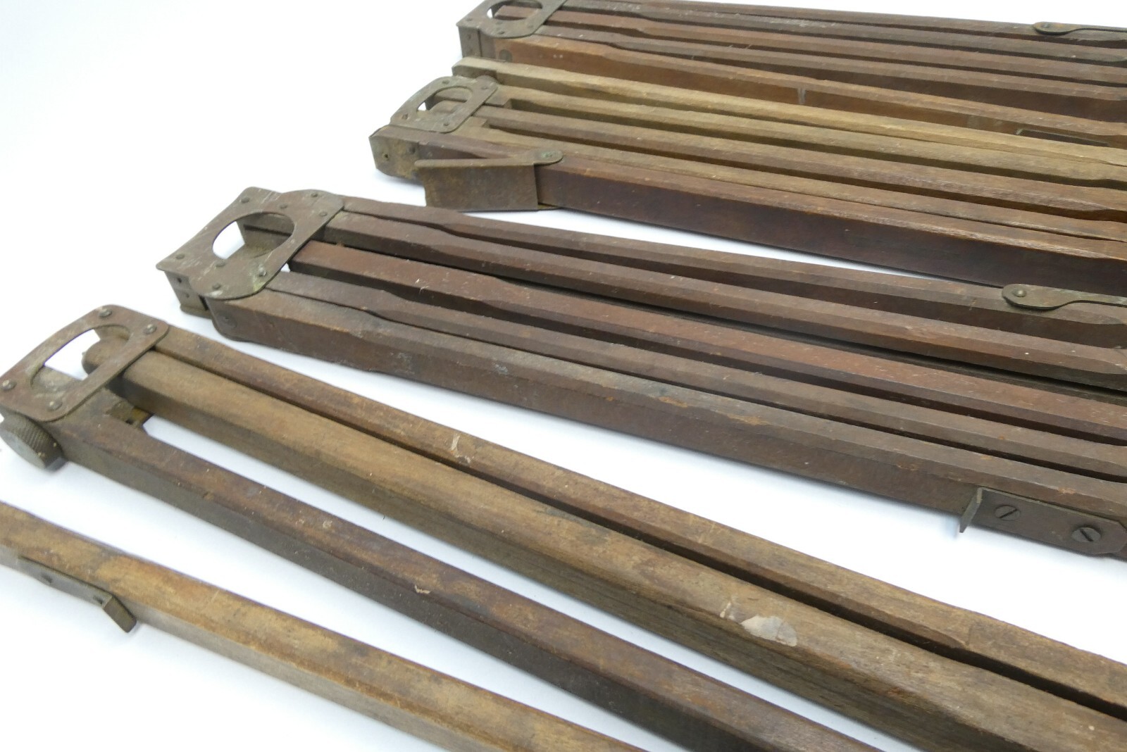Brass Wood Legs Parts US Engr Dept Folmer Schwing Eastman Kodak Tripod Legs 1914
