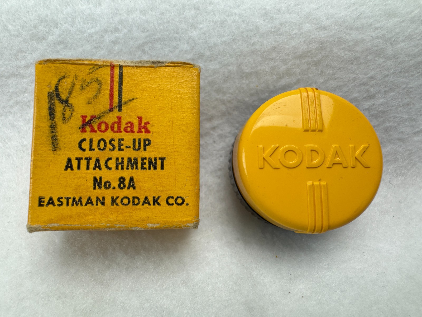 Kodak Close-Up Attachment 8A Camera 20.5mm Original Box 13/16″ Plastic Case