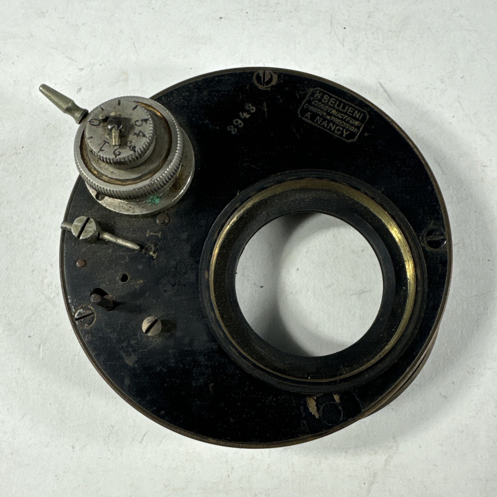Bellini A Nancy French Brass Body Shutter for Barrel Lens – Works Well