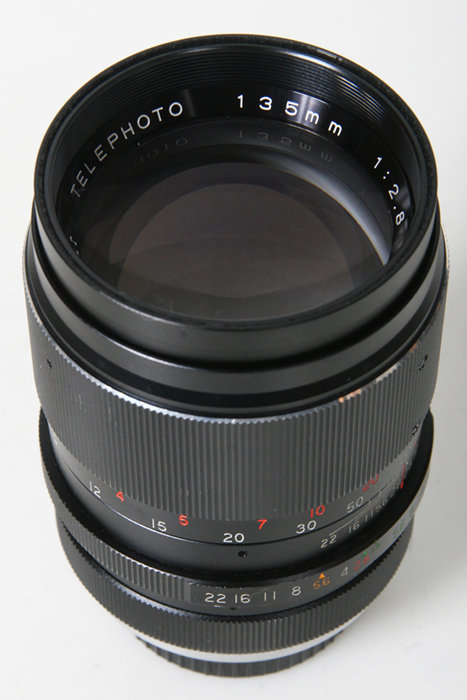 Vivitar Auto 135mm, f/2.8. Minolta MC Manual Focus Mount Lens