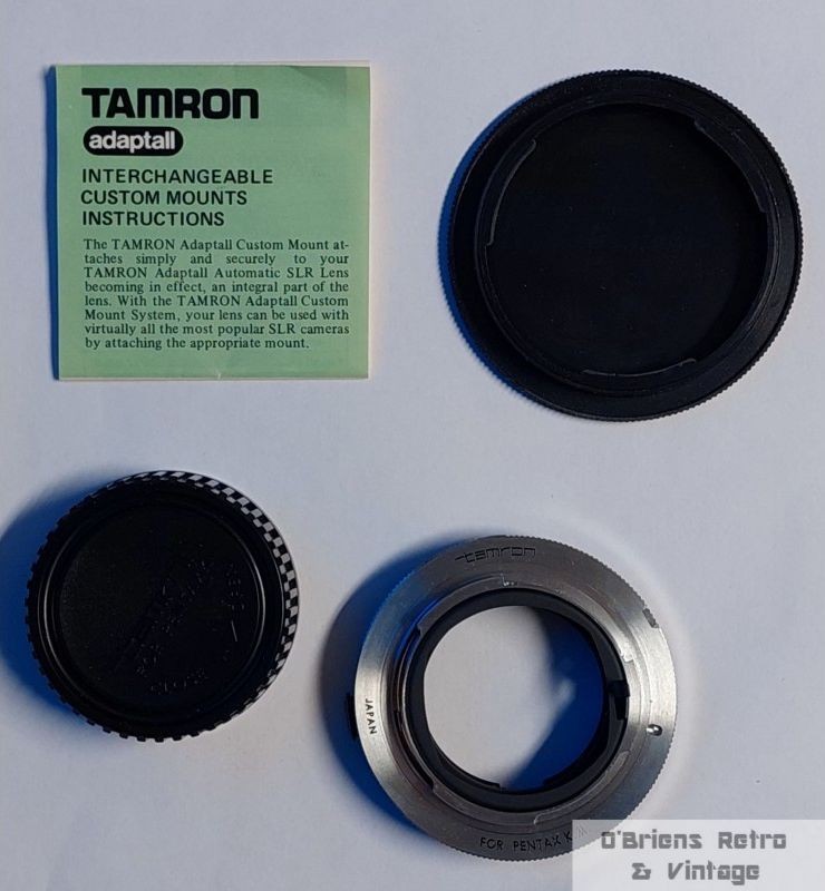 Tamron Adaptall‑2 Mount for Pentax K – With Box & Instructions – Japan