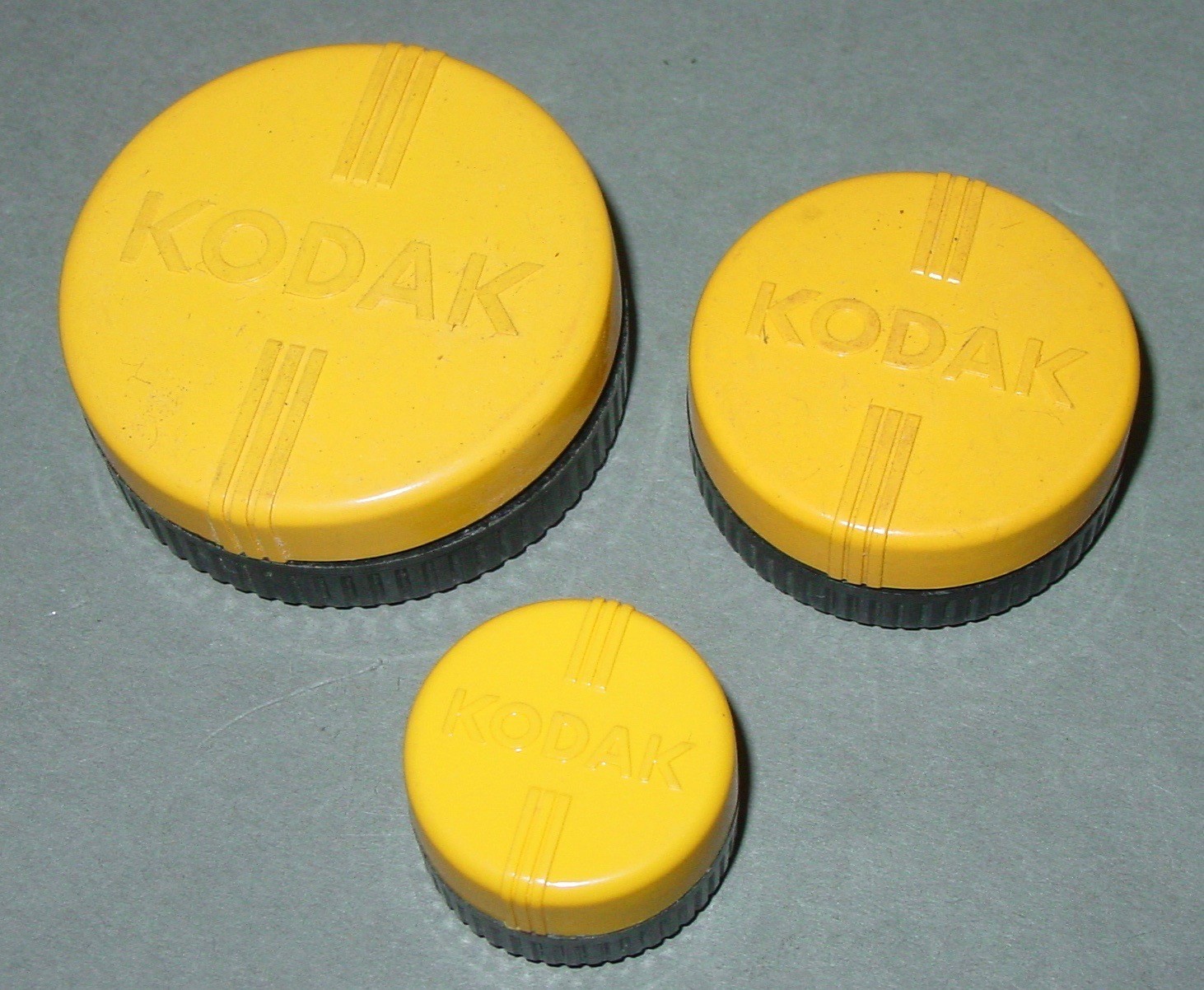 Vintage KODAK Lens Filter Can Mixed Lot Old School Photography Art Parts Supply
