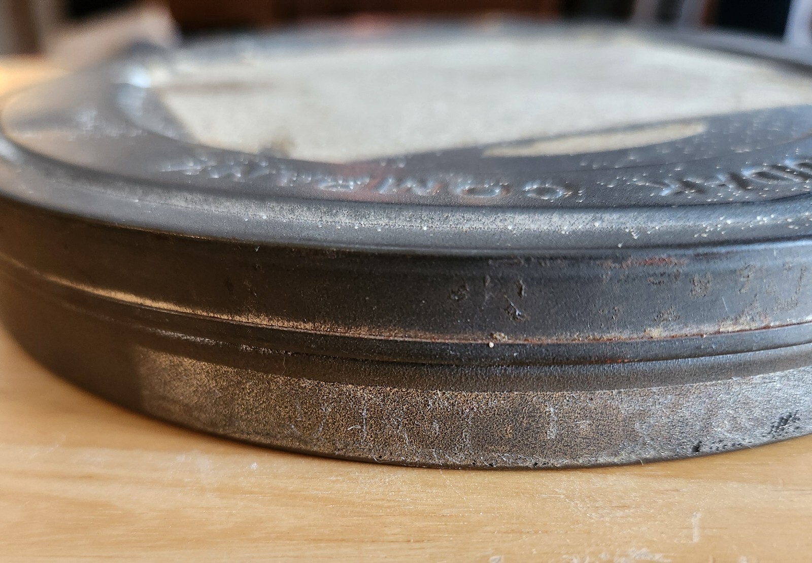 Vintage Eastman Kodak Film Reel Canister Empty 7.25 in Movie 8 mm Metal Tin