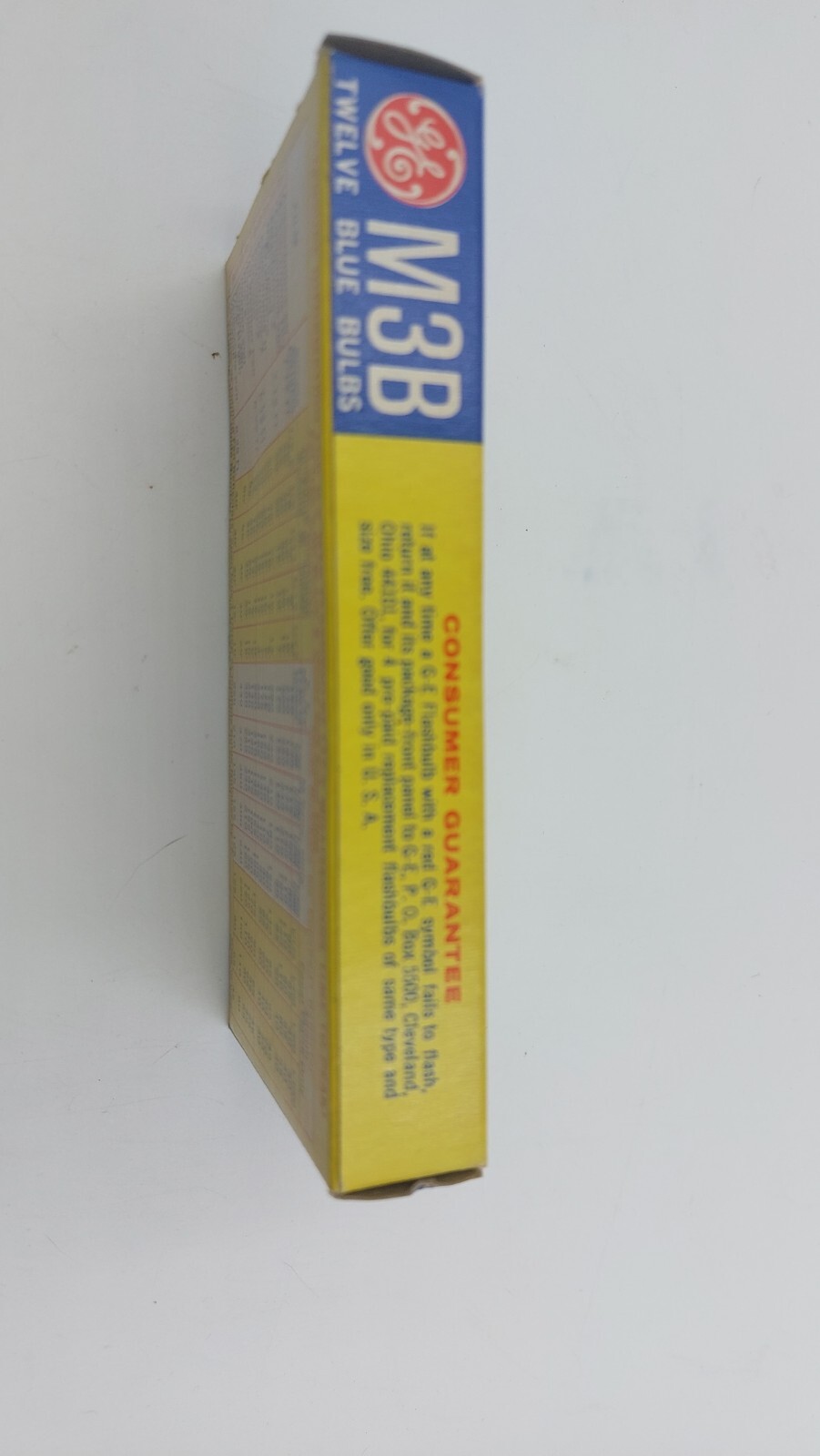 General Electric GE M3B 11 Blue Bulbs Rhenium Flashbulbs Original Box