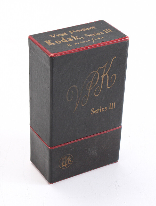 KODAK EMPTY BOX ONLY FOR VEST POCKET KODAK SERIES III, K.A F/6.3/cks/202318