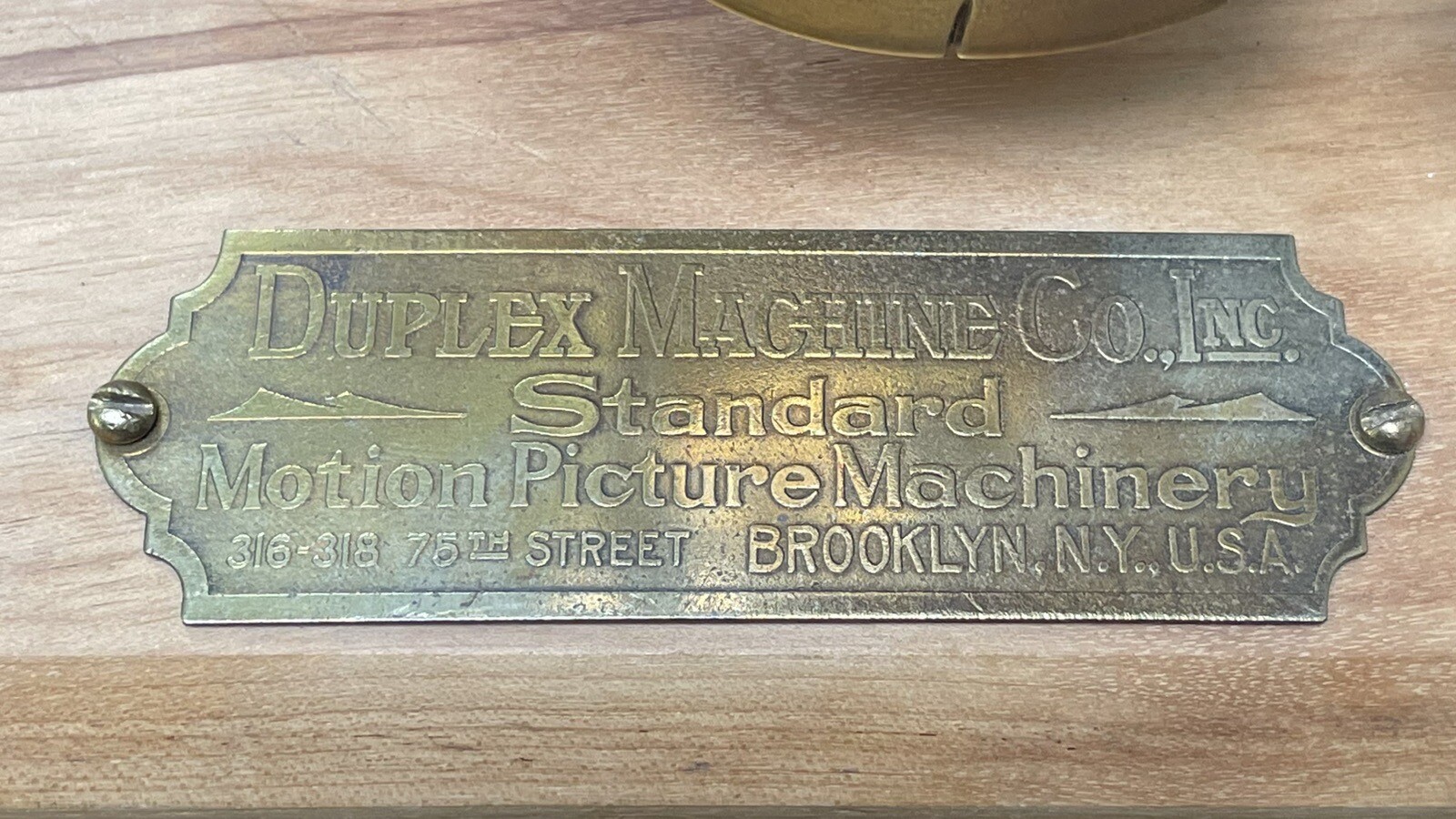 1920s Duplex Motion Picture Silent Movie Film Spool Machine Sprocket Sample Rare