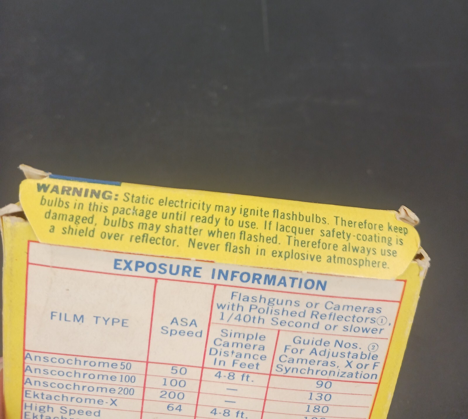 Vintage GE Flashbulbs Untested AG1 Photo Lamp Dept Original Box See Pics