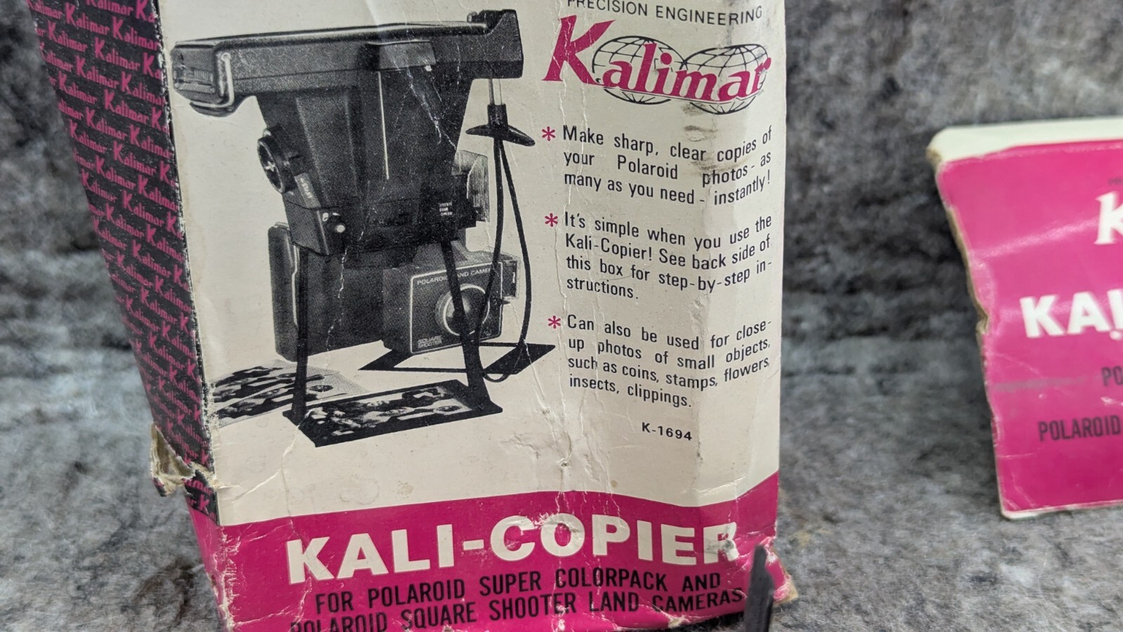 Vintage KALI-COPIER Accessory for Polaroid Colorpack II Camera