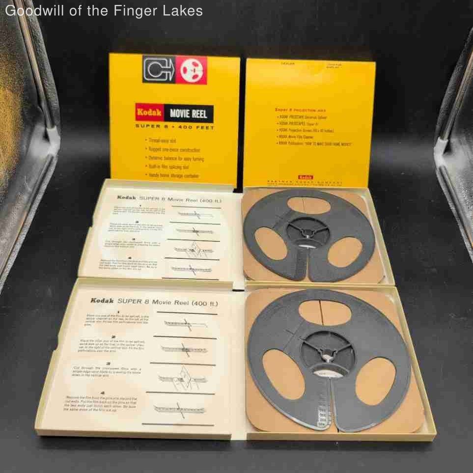 Vintage Kodak Super 8 Camera Editing Accessories – Splicer, Changer, Reels
