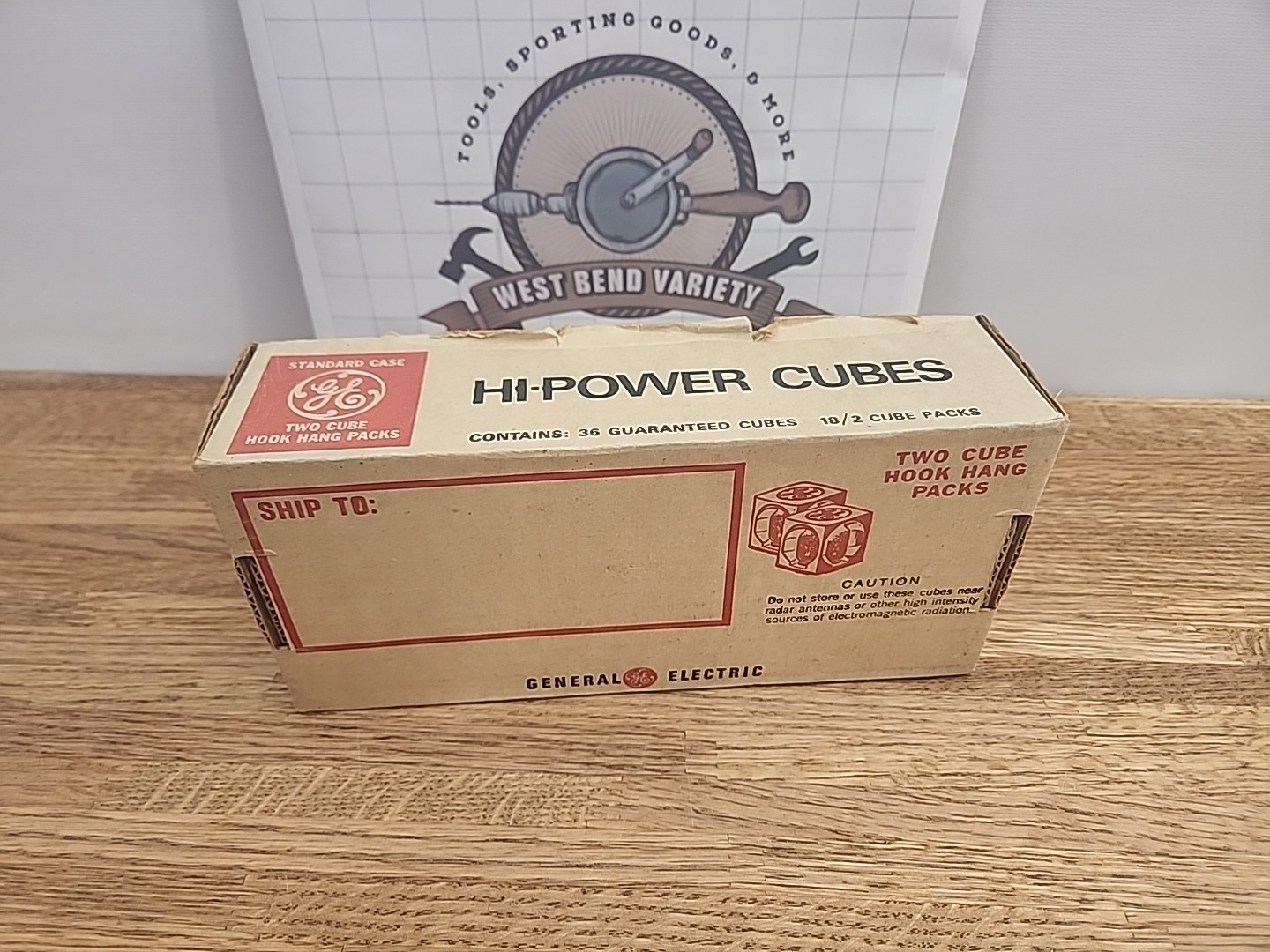 NOS General Electric Hi Power Camera Flash Cubes, 7 Packs Of 2