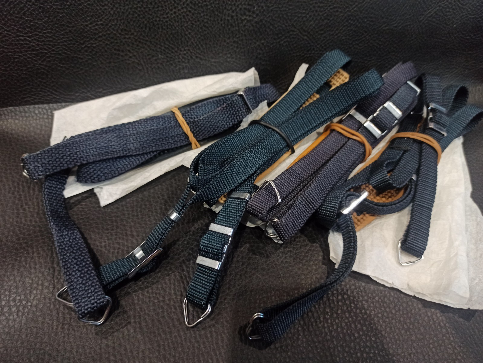 Original neck strap with fasteners for Kiev 6 19 shoulder pad medium format 1 ps