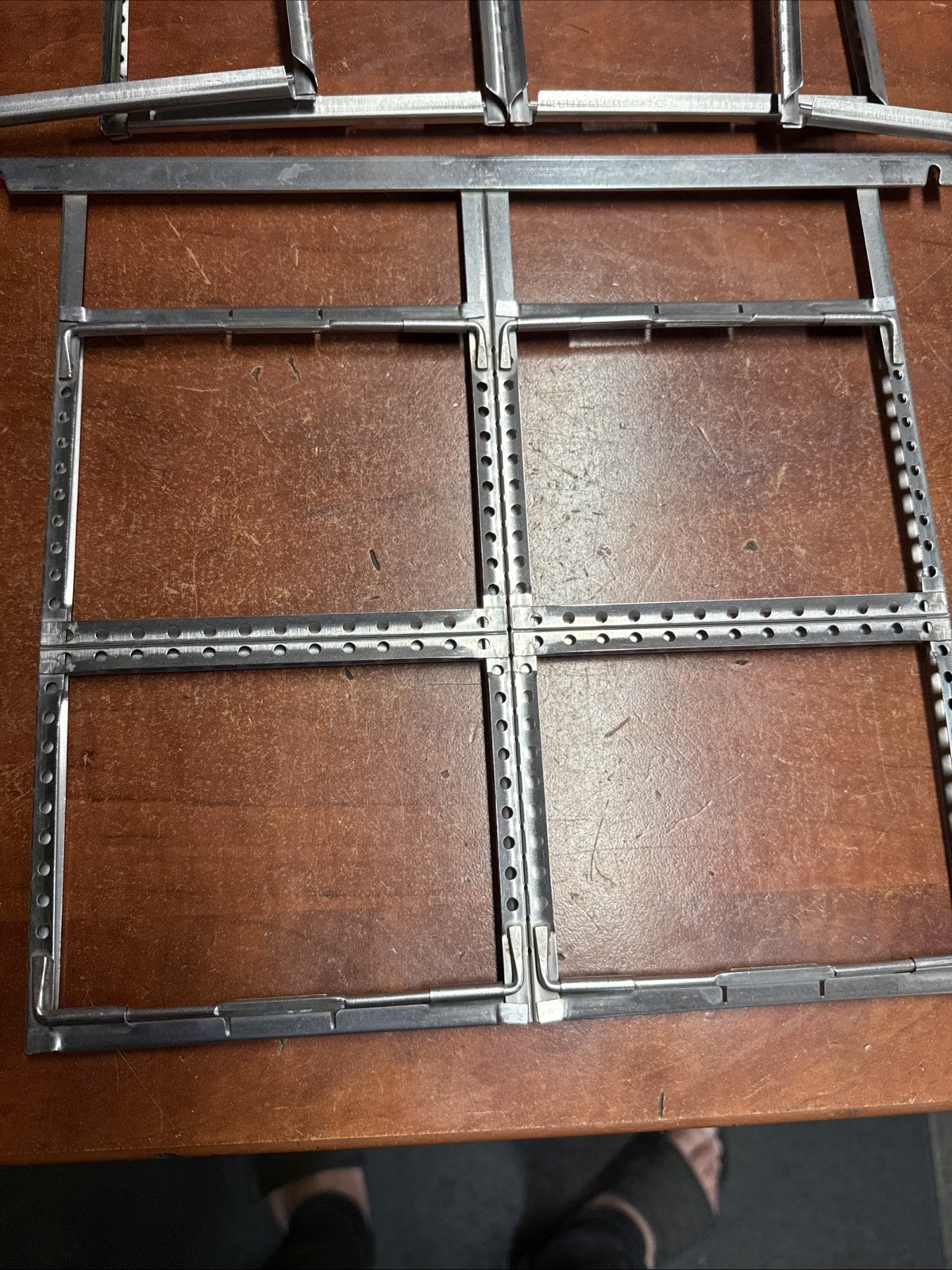 Vintage Genuine 5x KODAK STAINLESS STEEL MULTIPLE 4”x5” FILM HANGER 4x – 4”x5”