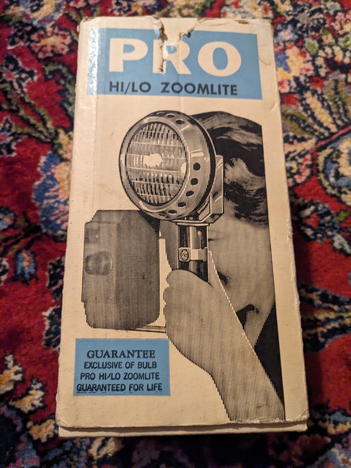 Sylvania Spotlight Pro Hi Low Zoom Photographic Research Equipment Vtg Decor